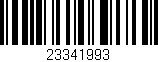 Código de barras (EAN, GTIN, SKU, ISBN): '23341993'