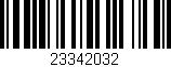 Código de barras (EAN, GTIN, SKU, ISBN): '23342032'