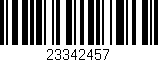 Código de barras (EAN, GTIN, SKU, ISBN): '23342457'