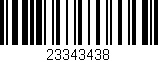Código de barras (EAN, GTIN, SKU, ISBN): '23343438'