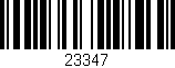Código de barras (EAN, GTIN, SKU, ISBN): '23347'