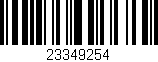 Código de barras (EAN, GTIN, SKU, ISBN): '23349254'
