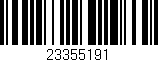 Código de barras (EAN, GTIN, SKU, ISBN): '23355191'