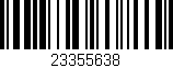 Código de barras (EAN, GTIN, SKU, ISBN): '23355638'
