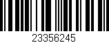 Código de barras (EAN, GTIN, SKU, ISBN): '23356245'