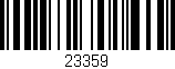 Código de barras (EAN, GTIN, SKU, ISBN): '23359'