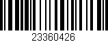 Código de barras (EAN, GTIN, SKU, ISBN): '23360426'