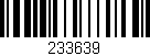 Código de barras (EAN, GTIN, SKU, ISBN): '233639'
