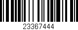 Código de barras (EAN, GTIN, SKU, ISBN): '23367444'