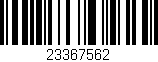 Código de barras (EAN, GTIN, SKU, ISBN): '23367562'