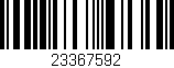 Código de barras (EAN, GTIN, SKU, ISBN): '23367592'