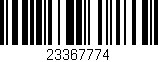 Código de barras (EAN, GTIN, SKU, ISBN): '23367774'