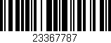 Código de barras (EAN, GTIN, SKU, ISBN): '23367787'