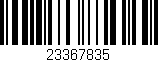 Código de barras (EAN, GTIN, SKU, ISBN): '23367835'