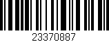 Código de barras (EAN, GTIN, SKU, ISBN): '23370887'