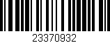Código de barras (EAN, GTIN, SKU, ISBN): '23370932'