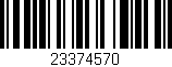 Código de barras (EAN, GTIN, SKU, ISBN): '23374570'