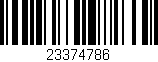 Código de barras (EAN, GTIN, SKU, ISBN): '23374786'