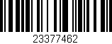 Código de barras (EAN, GTIN, SKU, ISBN): '23377462'