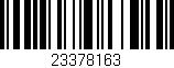 Código de barras (EAN, GTIN, SKU, ISBN): '23378163'