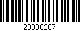 Código de barras (EAN, GTIN, SKU, ISBN): '23380207'