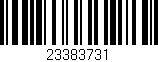Código de barras (EAN, GTIN, SKU, ISBN): '23383731'