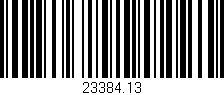Código de barras (EAN, GTIN, SKU, ISBN): '23384.13'