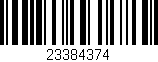 Código de barras (EAN, GTIN, SKU, ISBN): '23384374'