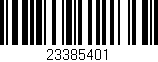 Código de barras (EAN, GTIN, SKU, ISBN): '23385401'