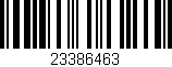 Código de barras (EAN, GTIN, SKU, ISBN): '23386463'