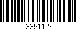 Código de barras (EAN, GTIN, SKU, ISBN): '23391126'