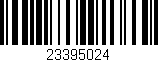 Código de barras (EAN, GTIN, SKU, ISBN): '23395024'