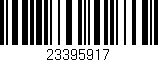 Código de barras (EAN, GTIN, SKU, ISBN): '23395917'