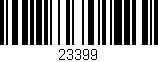 Código de barras (EAN, GTIN, SKU, ISBN): '23399'