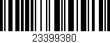 Código de barras (EAN, GTIN, SKU, ISBN): '23399380'
