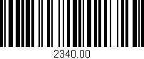 Código de barras (EAN, GTIN, SKU, ISBN): '2340.00'