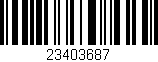 Código de barras (EAN, GTIN, SKU, ISBN): '23403687'