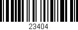Código de barras (EAN, GTIN, SKU, ISBN): '23404'