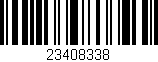 Código de barras (EAN, GTIN, SKU, ISBN): '23408338'
