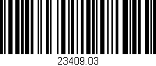 Código de barras (EAN, GTIN, SKU, ISBN): '23409.03'
