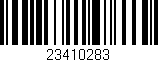Código de barras (EAN, GTIN, SKU, ISBN): '23410283'