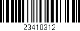Código de barras (EAN, GTIN, SKU, ISBN): '23410312'