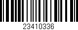 Código de barras (EAN, GTIN, SKU, ISBN): '23410336'