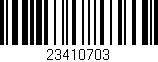 Código de barras (EAN, GTIN, SKU, ISBN): '23410703'