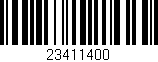 Código de barras (EAN, GTIN, SKU, ISBN): '23411400'
