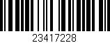 Código de barras (EAN, GTIN, SKU, ISBN): '23417228'