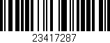 Código de barras (EAN, GTIN, SKU, ISBN): '23417287'