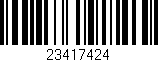 Código de barras (EAN, GTIN, SKU, ISBN): '23417424'