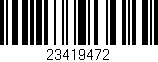 Código de barras (EAN, GTIN, SKU, ISBN): '23419472'