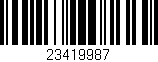 Código de barras (EAN, GTIN, SKU, ISBN): '23419987'